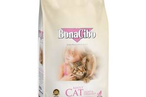 Корм BonaCibo Cat Adult Light Sterilized сухой с курицей для стерилизованных котов 5 кг