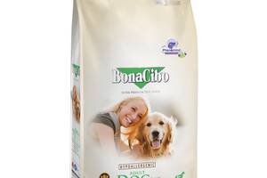 Корм BonaCibo Dog Adult Lamb Rice сухой с ягнятиной для взрослых собак 4 кг