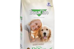 Корм BonaCibo Dog Adult Lamb Rice сухой с ягнятиной для взрослых собак 15 кг