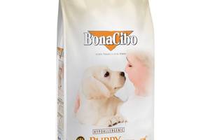 Корм BonaCibo Puppy Chicken Rice with Anchovy сухой с курицей для щенят 15 кг