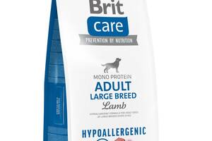 Корм Brit Care Adult Large Breed Lamb сухой с ягненком для взрослых собак крупных пород 12 кг