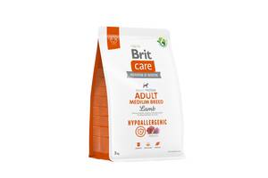 Корм Brit Care Adult Medium Breed Lamb Hypoallergic сухой для взрослых собак средних пород с ягненком 3 кг