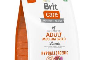 Корм Brit Care Adult Medium Breed Lamb Hypoallergic сухой для взрослых собак средних пород с ягненком 3 кг