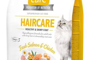 Корм Brit Care Cat Grain Free Haircare Healthy Shiny Coat сухой для ухода за кожей и шерстью кошек 2 кг