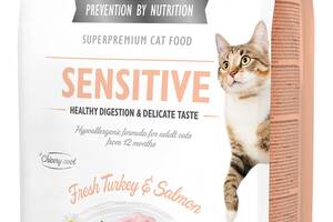 Корм Brit Care Cat Grain Free Sensitive Healthy Digestion Delicate Taste сухой беззерновой для привиредливых котов с...