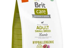 Корм Brit Care Hypoallergic Small Breed Lamb сухой гипоаллергенный с ягненком для собак малых пород 3 кг