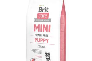 Корм Brit Care Mini Grain Free Puppy Lamb гипоаллергенный беззерновой с мясом ягненка для щенков миниатюрных пород во...