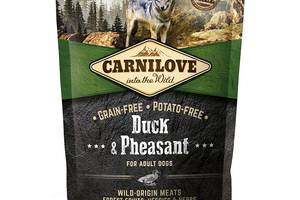 Корм Carnilove Dog Adult Duck Pheasant сухой с уткой и фазаном для взрослых собак 1.5 кг