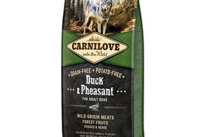 Корм Carnilove Dog Adult Duck Pheasant сухой с уткой и фазаном для взрослых собак 12 кг