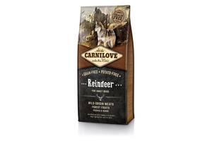 Корм Carnilove Dog Adult Reindeer сухой с олениной для взрослых собак 12 кг