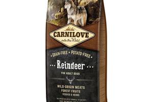 Корм Carnilove Dog Adult Reindeer сухой с олениной для взрослых собак 12 кг