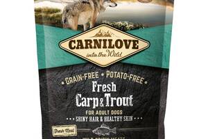 Корм Carnilove Fresh Carp Trout Adult Dog сухой со свежим карпом и форелью для взрослых собак 1.5 кг