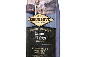 Корм Carnilove Puppy Salmon Turkey сухой с лососем и индейкой для щенят 12 кг