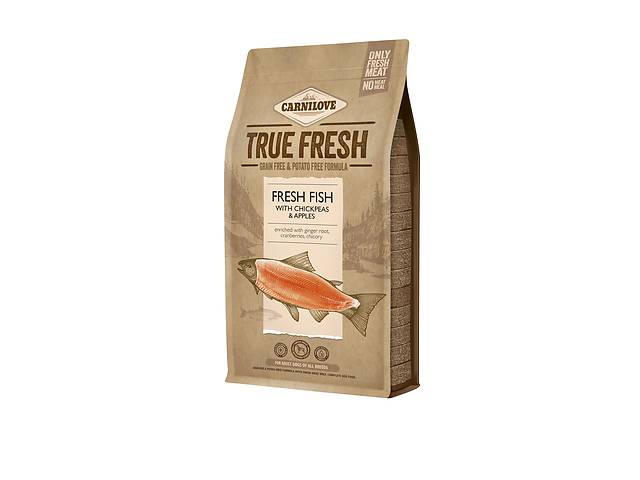 Корм Carnilove True Fresh Fish for Adult dogs сухой со свежей рыбой для взрослых собак 1.4 кг