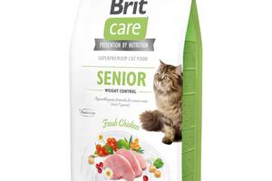 Корм для кошек с лишнем весом Brit Care Senior Weight Control 7 кг с курицей