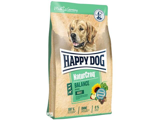 Корм для прихотливых собак Happy Dog Premium Natur Croq Balance 15 кг