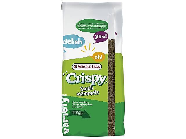 Корм для шиншилл Versele-Laga Crispy Pellets Chinchilla гранулированная зерновая смесь 25 кг (5410340615072)