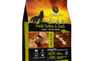 Корм для собак Ambrosia Grain free dog adult Fresh Turkey and Duck 2 кг