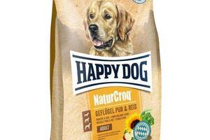 Корм для взрослых собак Happy Dog NaturCroq Geflugel Pur & Reis с птицей и рисом 4 кг