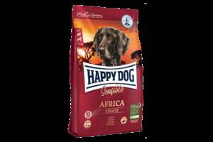 Корм для взрослых собак Happy Dog Sensible Africa с мясом страуса и картофельными хлопьями 4 кг
