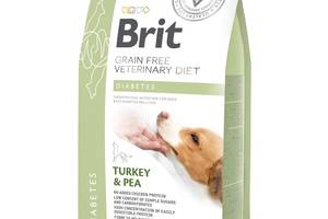 Корм-диета Brit VD Diabetes Dog сухой для питания при сахарном диабете у собак 2 кг