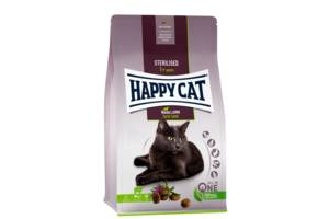 Корм Happy Cat Sterilised Weide-Lamm для стерилизованных кошек и котов с ягненком 10 кг