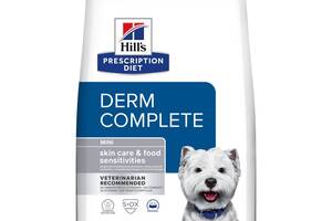 Корм Hill's Prescription Diet Canine Derm Complete Mini сухой для собак малых пород при пищевой аллергии и атопическо...