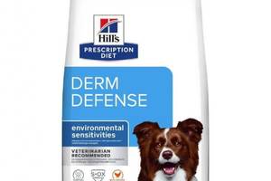 Корм Hill's Prescription Diet Canine Derm Defense сухой противовоспалительный при дерматитах и заболеваниях кожи и ше...