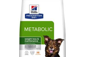 Корм Hill's Prescription Diet Canine Metabolic сухой для собак страдающих от ожирения 12 кг