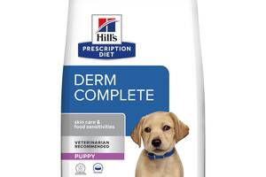 Корм Hill's Prescription Diet Derm Complete Puppy сухой для щенят с атопичным дерматитом и аллергией 1.5 кг