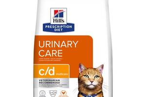 Корм Hill's Prescription Diet Feline C D Multicare сухой для лечения заболеваний мочевыводящих путей кошек 1.5 кг