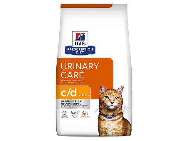Корм Hill's Prescription Diet Feline C D Multicare сухой для лечения заболеваний мочевыводящих путей кошек 3 кг