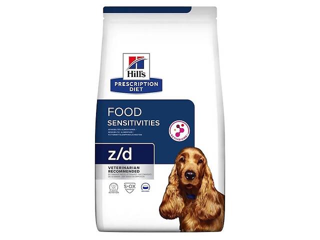 Корм Hill’s Prescription Diet z d сухой для лечения пищевой аллергии у собак 10 кг