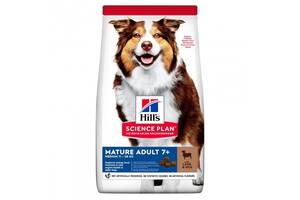 Корм Hill's Science Plan Canine Mature Adult Medium Lamb & Rice сухой с ягненком для стареющих собак средних пород 14...