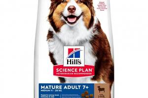 Корм Hill's Science Plan Canine Mature Adult Medium Lamb & Rice сухой с ягненком для стареющих собак средних пород 14...