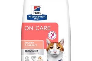 Корм Hills Prescription Diet Feline On-Care сухой для кошек в период восстановления после тяжелых заболеваний 1.5 кг