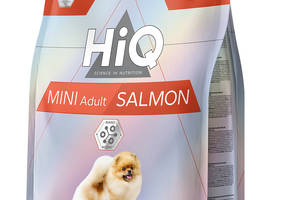 Корм HiQ Mini Adult Salmon сухой с лососем для взрослых собак малых пород 1.8 кг