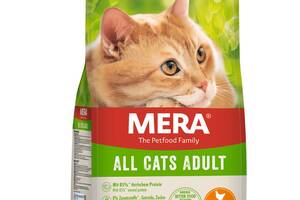 Корм Mera Cats All Adult Chicken сухой с курицей для взрослых котов 2 кг