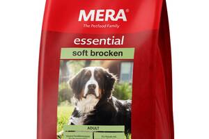 Корм Mera Essential Dog Adult Soft Brocken сухой с полувлажной гранулой для взрослых собак 12.5 кг