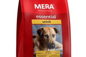 Корм Mera Essential Dog Adult Univit сухой с мясом птицы для взрослых собак 12.5 кг