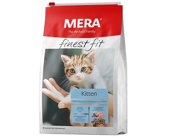 Корм Mera Finest Fit Kitten сухой с мясом птицы для котят 10 кг