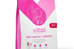 Корм MERA MVH Skin Control Allergic сухой для котов с дерматозом и проблемами кожи 3 кг