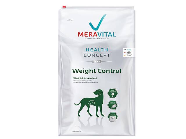 Корм MERA MVH Weight Control сухой для собак с излишним весом 3 кг