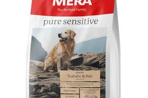 Корм Mera Pure Sensitive Dog Senior Truthahn Reis с индейкой для пожилых собак всех пород 12.5 кг