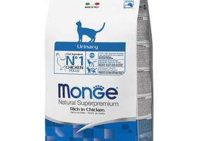 Корм Monge Cat Urinary Ricco сухой с курицей для профилактики МКБ у взрослых котов 1.5 кг
