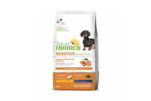 Корм Natural Trainer Sensitive Adult Mini With Salmon сухой монопротеиновый с лососем для взрослых собак мелких пород...