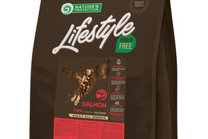 Корм Nature's Protection Lifestyle Grain Free Salmon Adult All Breeds сухой с лососем для взрослых собак 10 кг