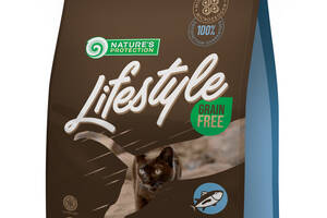 Корм Nature's Protection Lifestyle Grain Free White Fish Sterilised Adult Cat сухой с белой рыбой для стерилизованных...