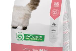 Корм Nature's Protection Long hair сухой для длинношерстных котов 2 кг