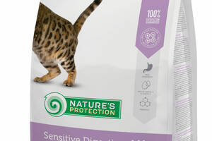 Корм Nature's Protection Sensitive Digestion сухой для котов с чувствительным пищеварением 7 кг